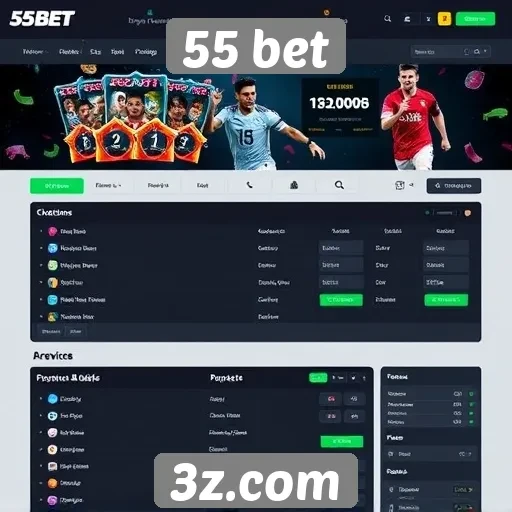 funcionalidades do site 55 bet para apostadores