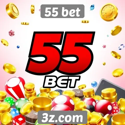 Variedade de jogos oferecidos pela 55 bet